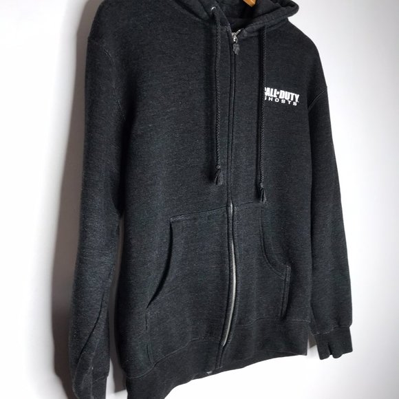 Call Of Duty Ghosts Men's Small Gray Full Zip Sweater Hoodie - Picture 2 of 12
